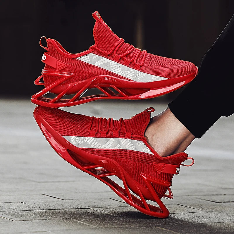 Men's Casual Sneakers Breathable Luxury Trainer Race Shoes Fashion Running Tenis for Men And Women