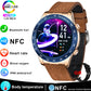 Smart Watch Men 1.43 Inch HD AMOLED Screen Bluetooth Call Fitness Watch Heart Rate Sleep Monitoring Smartwatch Men For 2025 New