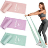 Stretch Bands Set for Exercise Resistance Bands for Workout Physical Therapy Pilates Rehabilitation Stretching Strength Training and Yoga Starter Kit