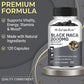 Black Maca Root Supplement 2000mg Per Serving Supports Performance, Stamina and Mood 120 Capsules