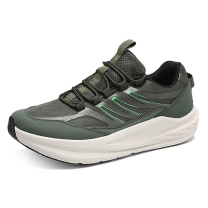 Extra Wide Feet Men Mesh Athletic Sneakers Lightweight Breathable Casual Trainers Shock Absorb Insole Outdoor Jogging Footwear