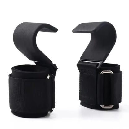 1/2PC Non-Slip Weight Lifting Hookspremium Pair of Straps Weightlifting Deadlift Chin Pull Up and Exercise Fitness Hook Training