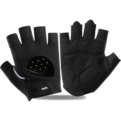 Fingerless Workout Gym Gloves for Women and Men Non Slip Palm Grip Enhanced Breathable Weight Lifting Gloves Perfect for Training Cycling Fitness Exercise Bodybuilding Strength Workouts with Wrist Support and Comfortable