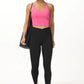 THE GYM PEOPLE Women‘’s V Cross Waist Yoga Leggings with High Waisted Tummy Control