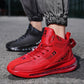 Men's Running Shoes 2026 Casual Sneakers New Spring Anti-shock Air Cushion Sport Shoes Thick Bottom Anti-slip Lucky Year Red Fashion Shoes
