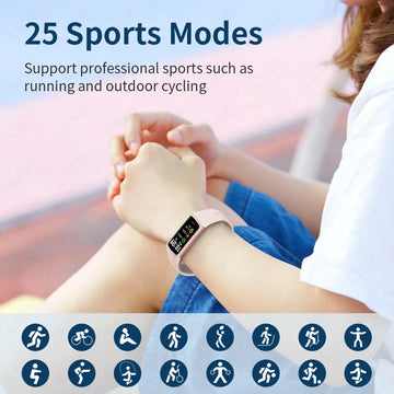 LIGE Fitness Tracker Heart Rate Blood Oxygen Blood Pressure Temperature Sleep All Day Health Monitoring Women's Smartwatch