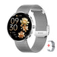 MEVADEN 8.5mm Utra-thin Stainless Steel Smartwatch 1.43 inch AMOLED Screen Women Bluetooth Call Health Monitor Sport Smart Watch