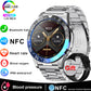 Smart Watch Men 1.43 Inch HD AMOLED Screen Bluetooth Call Fitness Watch Heart Rate Sleep Monitoring Smartwatch Men For 2025 New