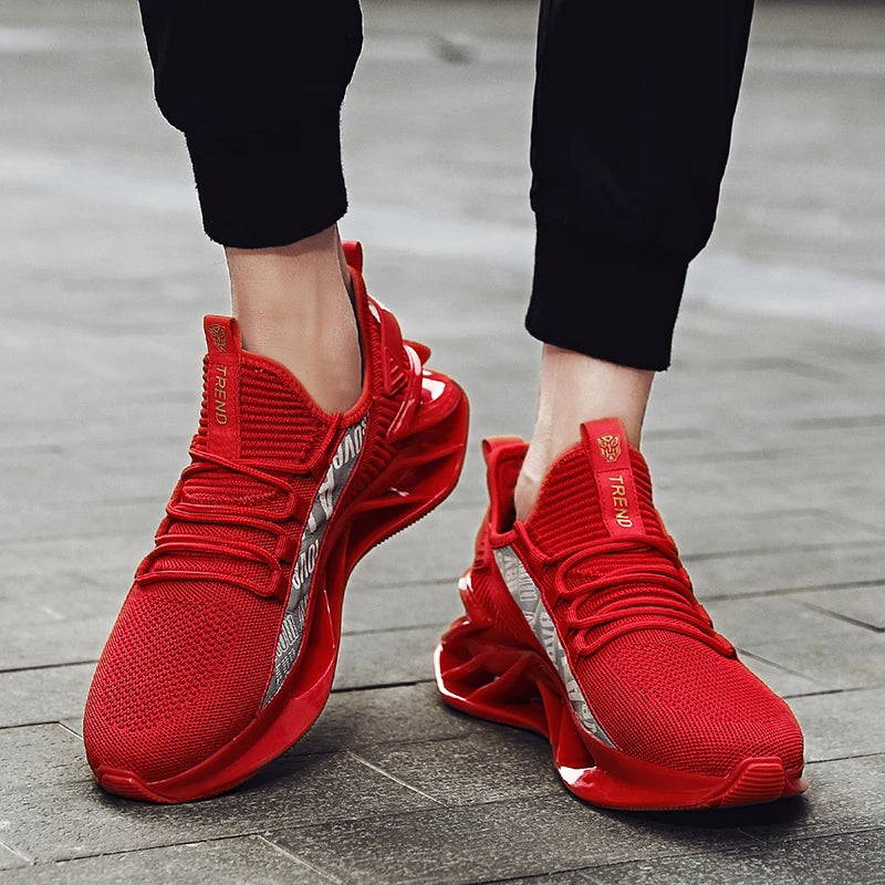 Men's Casual Sneakers Breathable Luxury Trainer Race Shoes Fashion Running Tenis for Men And Women