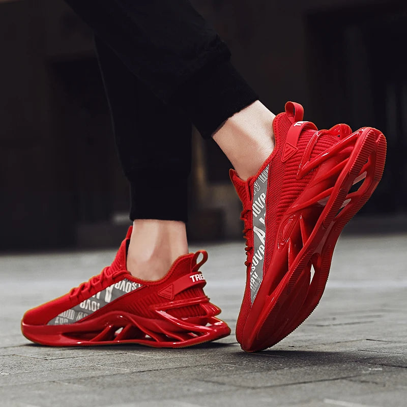 Men's Casual Sneakers Breathable Luxury Trainer Race Shoes Fashion Running Tenis for Men And Women