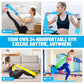 Professional Exercise Resistance Bands Set for Strength Training Yoga Pilates Stretching Physical Therapy and Muscle Recovery Stretch Elastic Workout Bands with Carrying Case for Home Gym Fitness Workouts for Men Women