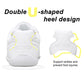 BAXINIER White Cheer Shoes Women Lightweight Athletic Training Sneakers Anti-Slip Rubber Outsole Toe Reinforcement Double U-Shaped Heel Support