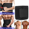 Black Men Waist Trimmer Belt Fat Burner Weight Loss Sweats Slim Wrap Body Shaper Waist Support