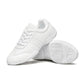 BAXINIER White Cheer Shoes Women Lightweight Athletic Training Sneakers Anti-Slip Rubber Outsole Toe Reinforcement Double U-Shaped Heel Support