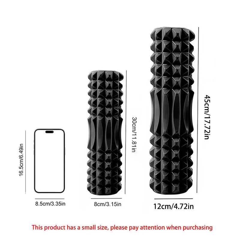 45/30cm Foam Massage Roller Hollow Column Fitness Equipment for Muscle Massage Physiotherapy and Sports Rehabilitation