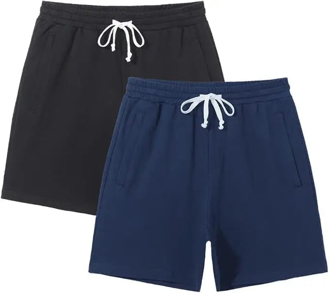 Pioneer Camp Sweat Shorts for Men 5 Inch Inseam Shorts Athletic Gym Workout Casual Cotton Shorts for Running Pajama Lounge
