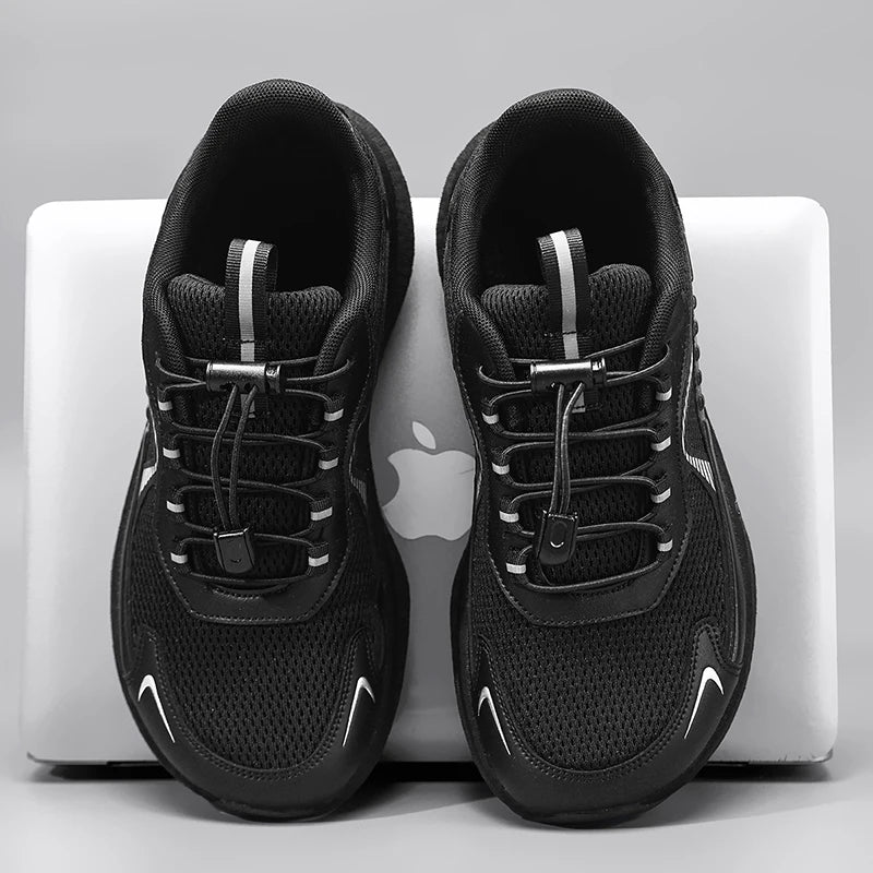Women Running Shoes Urban Casual Walking Sneakers Simple Clean Minimalist Outline Lightweight Soft Cushion Park Outdoor Walking Footwear
