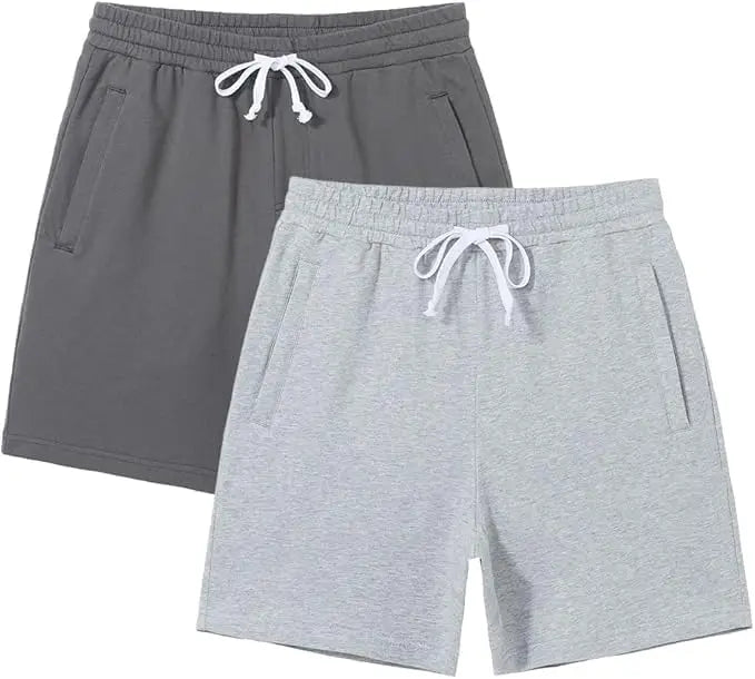 Pioneer Camp Sweat Shorts for Men 5 Inch Inseam Shorts Athletic Gym Workout Casual Cotton Shorts for Running Pajama Lounge