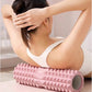 1pc Pink Foam Yoga Massage Roller, For Muscle Relaxation And Flexibility Training - Textured Surface For Deep Tissue Massage, Ideal For Yoga, Pilates And Fitness, Yoga Accessories | Textured Roller | Lightweight Roller, Yoga
